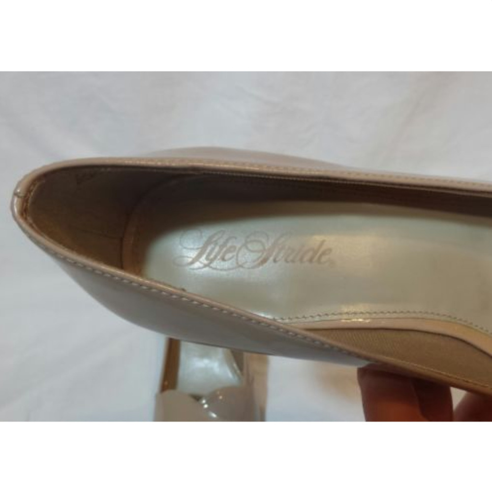 Life Stride Catie Peep Toe Taupe Pumps Size 11M - Picture 6 of 6